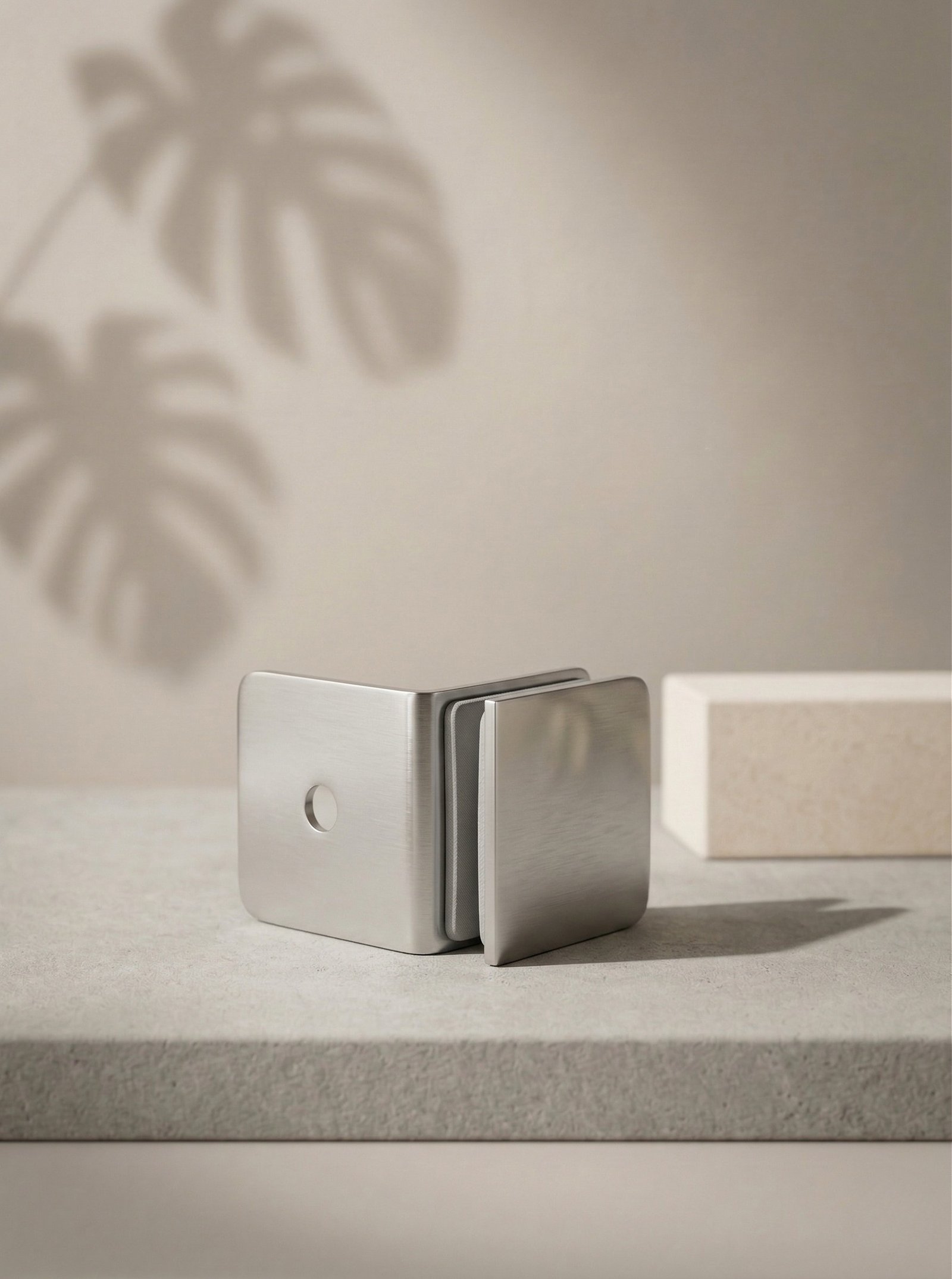 90-Degree Wall-to-Glass Bracket